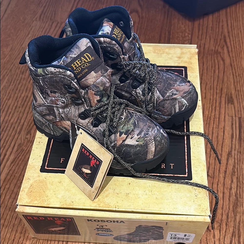 RedHead Kids Camo Boots